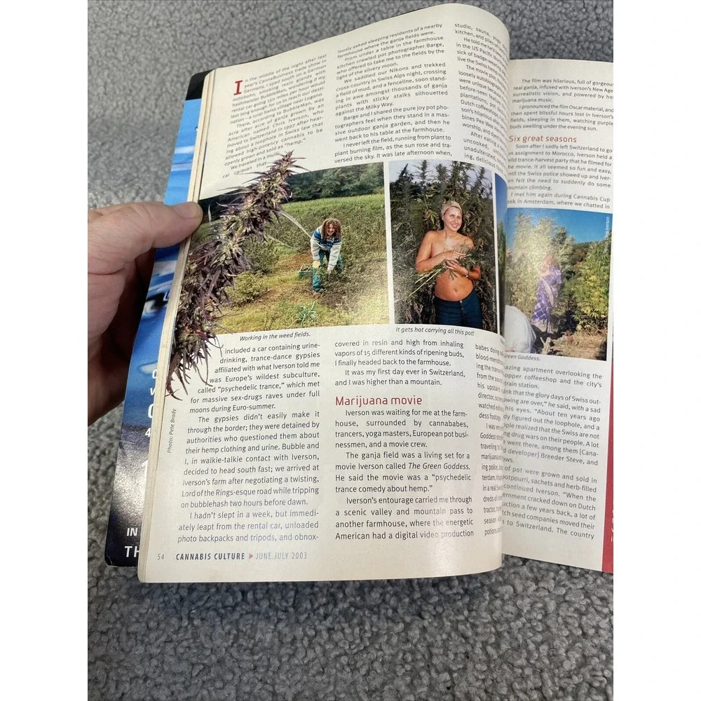 CANNABIS CULTURE MAGAZINE‎ JUNE / JULY 2003